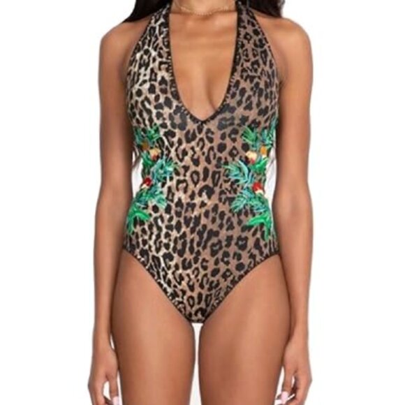 New Johnny Was Johnny Was Vivianne Plunge One Piece - Picture 1 of 6
